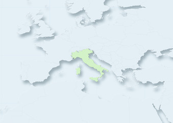 map of italy