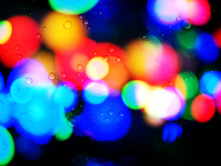 Colorfull bokeh abstract background