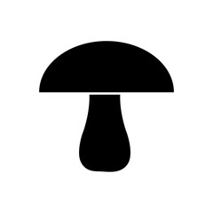 Mushroom icon, logo on white background