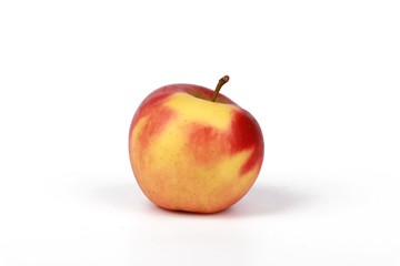 Fresh natural apple isolated on white -  Fresh raw organic fruit. 