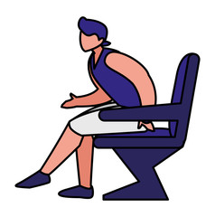 man and chair design