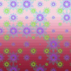 Colorful background, flowers, beauty, illustration