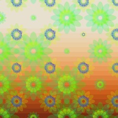 Colorful background, flowers, beauty, illustration