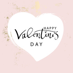 Abstract Trendy Chic Happy Valentine s Day Background.
