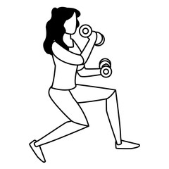 woman and exercise design