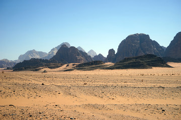 Plakat Sand in desert