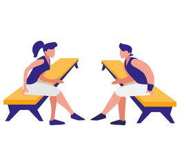 people and gym design