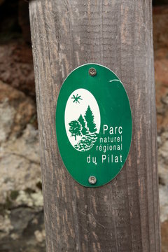 Signal&eacute;tique du parc du Pilat