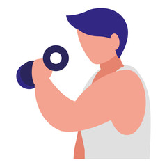 man and sport design