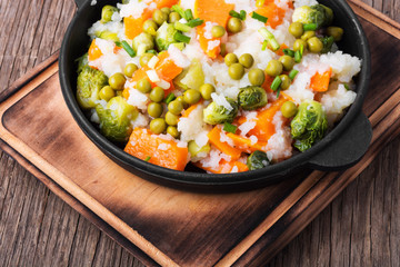 Lean vegetable risotto