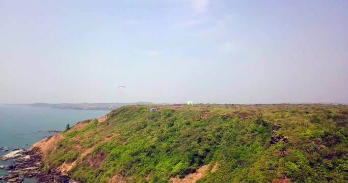 Paragliding in the tropics