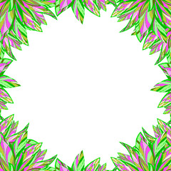 flower pattern frame