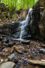 Waterfall Skakalo in the Carpathian mountains, Transcarpathia, Ukraine