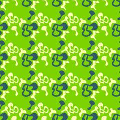 Graffiti bright pattern on black background seamless vector illustration