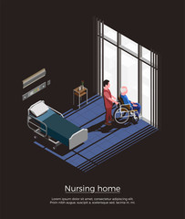 Nursing Home Isometric Composition