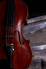 Fototapeta premium Detalle de violín