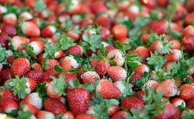 strawberries in a basket