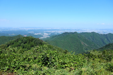 Naklejka premium 景信山 展望