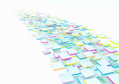 abstract background with squares