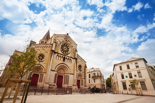 Eglise Saint Paul And Place De La Madeleine, Nimes