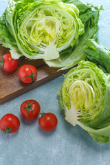 レタスとミニトマト