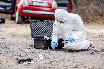 Crime scene investigation - collecting evidence