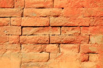 broken red walls