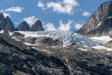 Glacier, Prins Christian Sund, Greenland