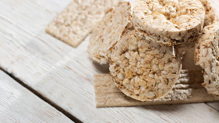 Sliced Oatmeal Bread on Wooden Table close-up
