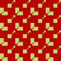 geometrie rosso e oro