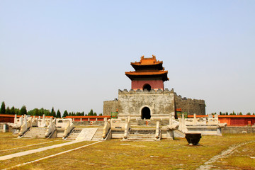 Zhaoxi Mausoleum landscape architecture, China..