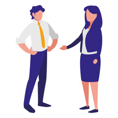 Corporate businesspeople design