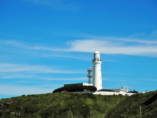Fototapeta na wymiar the lighthouse in Japan