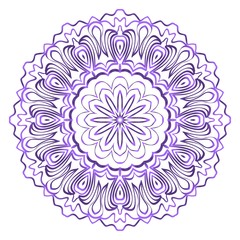 Modern Decorative floral color mandala. round Shapes. illustration.