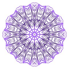Mandala. for design, greeting card, invitation, coloring book. Arabic, Indian, motifs. Vector illustration.