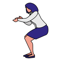 Corporate businesswoman design