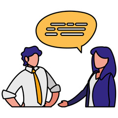 Corporate businesspeople design