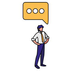 Corporate businessman design