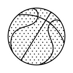 basketball balloon sport icon