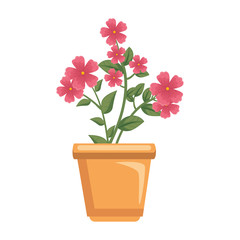 Naklejka na ściany i meble flowers houseplant in pot icon