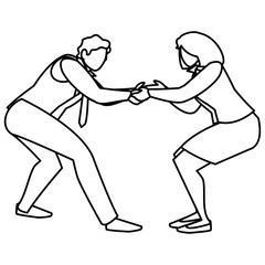 Corporate businesspeople design