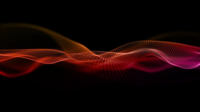 Abstract multicolor wave background.