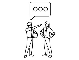 Corporate businessmen design