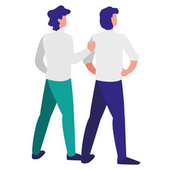 Corporate businessmen design