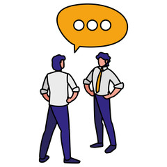 Corporate businessmen design