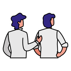 Corporate businessmen design