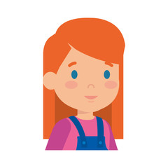 beautiful little girl character