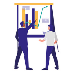 Corporate businessmen design