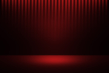 Product showcase spotlight background. Clean photographer studio. Light from the top.