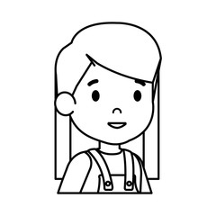 beautiful little girl character